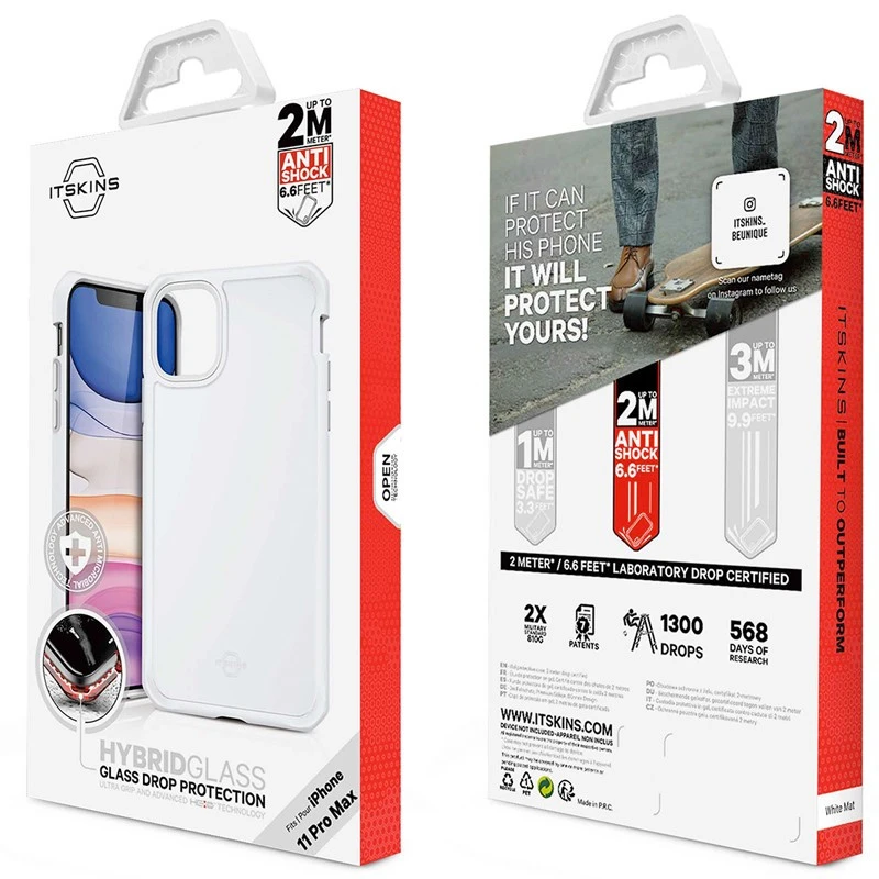 Coque Rigide ITSKINS HYBRID GLASS Apple IPhone 11 PRO MAX 11 Coque Rigide ITSKINS HYBRID GLASS Apple IPhone 11 PRO MAX – Image 9