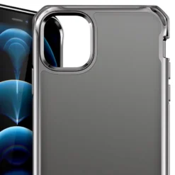 Itskins – IPhone 12 PRO MAX Coque HYBRID GLASS -Mobilemania Magasin coque rigide itskins hybrid glass apple iphone 12 pro max 2