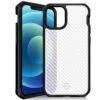 Itskins – IPhone 12 Mini Coque HYBRID TEX -Mobilemania Magasin coque rigide itskins hybrid tex apple iphone 12 mini