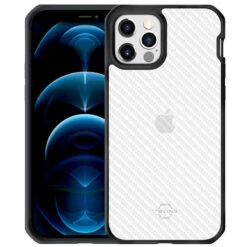 Itskins – IPhone 12 PRO MAX Coque HYBRID TEX -Mobilemania Magasin coque rigide itskins hybrid tex apple iphone 12 pro max 1