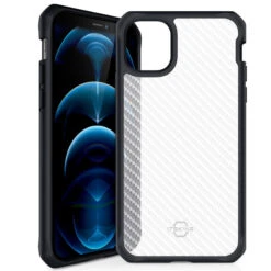 Itskins – IPhone 12 / IPhone 12 PRO Coque HYBRID TEX -Mobilemania Magasin coque rigide itskins hybrid tex apple iphone 1212 pro 1