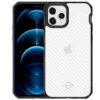 Itskins – IPhone 12 / IPhone 12 PRO Coque HYBRID TEX -Mobilemania Magasin coque rigide itskins hybrid tex apple iphone 1212 pro