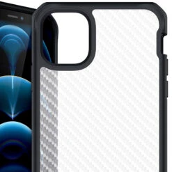 Itskins – IPhone 12 / IPhone 12 PRO Coque HYBRID TEX -Mobilemania Magasin coque rigide itskins hybrid tex apple iphone 1212 pro 6