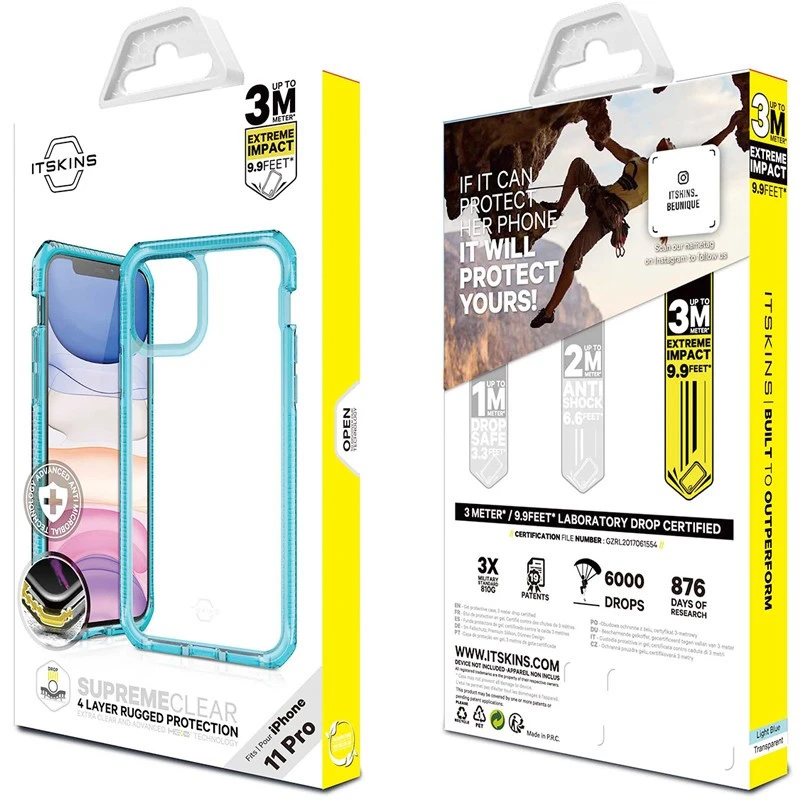Coque Rigide ITSKINS SUPREME CLEAR Apple IPhone 11 PRO 11 Coque Rigide ITSKINS SUPREME CLEAR Apple IPhone 11 PRO – Image 9