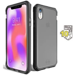 Itskins – IPhone XR Coque SUPREME FROST -Mobilemania Magasin coque rigide itskins supreme frost apple iphone xr 1