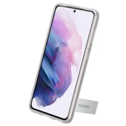 Samsung - Galaxy S21 Plus 5G Coque Clear Standing EF-JG996 Transparente -Mobilemania Magasin coque rigide samsung clear standing ef jg996 samsung galaxy s21 plus 5g transparente 3