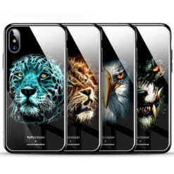Coque Rigide TOTUDesign Vitros Animals Series Apple IPhone X/Xs Lion -Mobilemania Magasin coque rigide totudesign vitros animals series apple iphone x lion 2