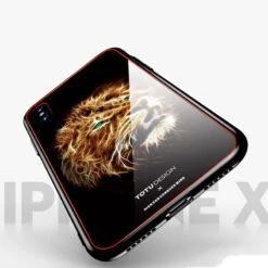 Coque Rigide TOTUDesign Vitros Animals Series Apple IPhone X/Xs Lion -Mobilemania Magasin coque rigide totudesign vitros animals series apple iphone x lion 3