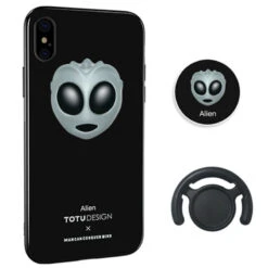 Coque Rigide TOTUDesign Vitros Animoji Series Apple IPhone X/Xs Alien 11 Coque Rigide TOTUDesign Vitros Animoji Series Apple IPhone X/Xs Alien -Mobilemania Magasin coque rigide totudesign vitros animoji series apple iphone x alien 2