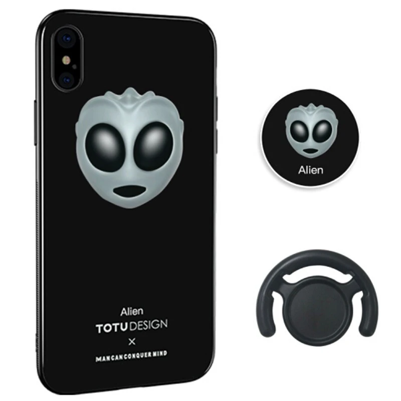 Coque Rigide TOTUDesign Vitros Animoji Series Apple IPhone X/Xs Alien 5 Coque Rigide TOTUDesign Vitros Animoji Series Apple IPhone X/Xs Alien – Image 3