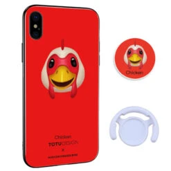 Coque Rigide TOTUDesign Vitros Animoji Series Apple IPhone X/Xs Chicken -Mobilemania Magasin coque rigide totudesign vitros animoji series apple iphone x chicken 2