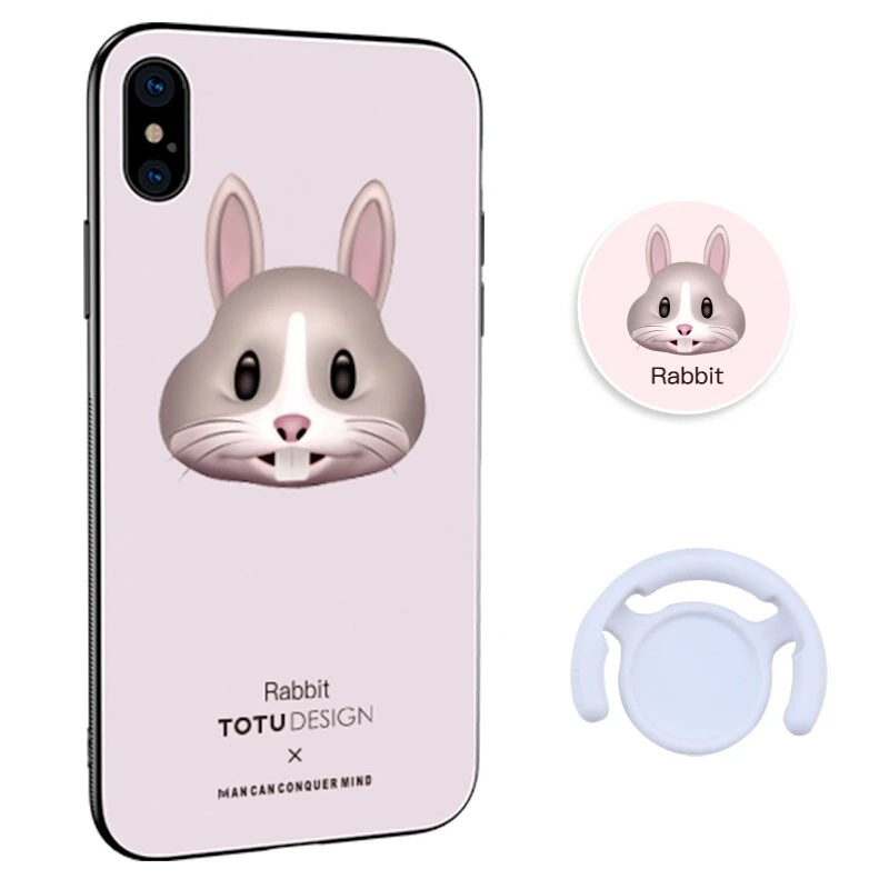 Coque Rigide TOTUDesign Vitros Animoji Series Apple IPhone X/Xs Rabbit 4 Coque Rigide TOTUDesign Vitros Animoji Series Apple IPhone X/Xs Rabbit – Image 2