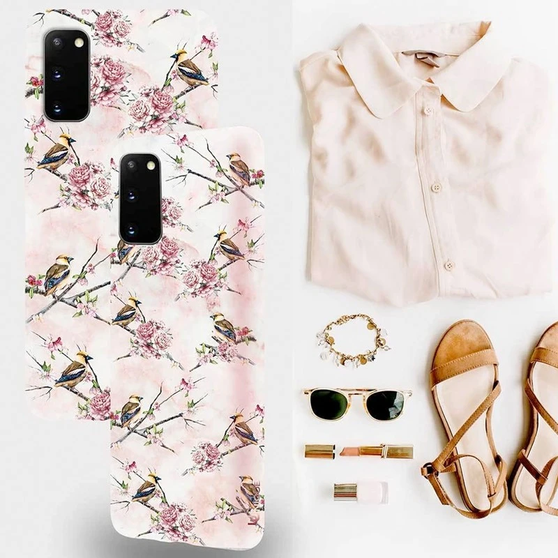 Coque Rigide Uunique Nutrisiti BIO Samsung Galaxy S20/S20 5G Pink Floral 6 Coque Rigide Uunique Nutrisiti BIO Samsung Galaxy S20/S20 5G Pink Floral – Image 4