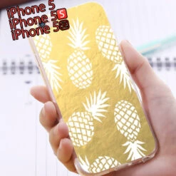Coque Silicone Gel ANANAS Apple IPhone 5/5S/SE -Mobilemania Magasin coque silicone gel ananas apple iphone 55sse 1
