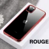 Coque Silicone Gel CAFELE 3D EDGE Plating Contours Métallisés Apple IPhone 11 PRO MAX -Mobilemania Magasin coque silicone gel cafele 3d edge plating contours metallises apple iphone 11 pro max