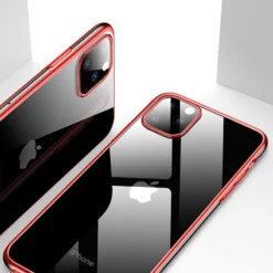 Coque Silicone Gel CAFELE 3D EDGE Plating Contours Métallisés Apple IPhone 11 PRO MAX -Mobilemania Magasin coque silicone gel cafele 3d edge plating contours metallises apple iphone 11 pro max 4