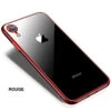 Coque Silicone Gel CAFELE 3D EDGE Plating Contours Métallisés Apple IPhone XR -Mobilemania Magasin coque silicone gel cafele 3d edge plating contours metallises apple iphone xr
