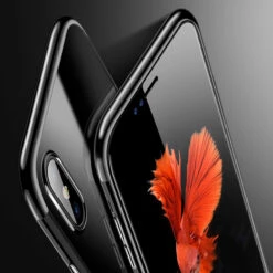 Coque Silicone Gel CAFELE 3D Plating Contours Métallisé Apple IPhone Xs MAX -Mobilemania Magasin coque silicone gel cafele 3d plating contours metallise apple iphone xs max 1