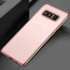 Galaxy Note 8 Coque Silicone Gel FLOVEME 3D Plating Contours Métallisé -Mobilemania Magasin coque silicone gel floveme 3d plating contours metallise samsung galaxy note 8