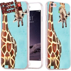 Coque Silicone Gel GIRAFE Apple IPhone 5/5S/SE -Mobilemania Magasin coque silicone gel girafe apple iphone 55sse 1