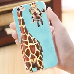 Coque Silicone Gel GIRAFE Apple IPhone 6/6s -Mobilemania Magasin coque silicone gel girafe apple iphone 66s 2