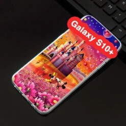 Coque Silicone Gel Mickey & Minnie Bubble Samsung Galaxy S10 Plus -Mobilemania Magasin coque silicone gel mickey minnie bubble samsung galaxy s10 plus 1