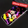 Coque Silicone Gel Mickey & Minnie In Love Apple IPhone 5/5S/SE -Mobilemania Magasin coque silicone gel mickey minnie in love apple iphone 55sse