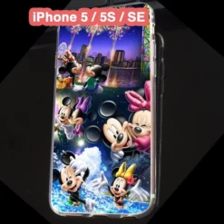 Coque Silicone Gel Mickey & Minnie Party Apple IPhone 5/5S/SE