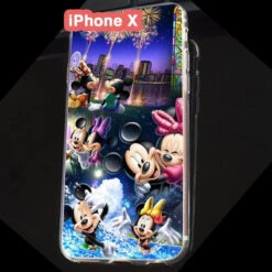 Coque Silicone Gel Mickey & Minnie Party Apple IPhone X/XS -Mobilemania Magasin coque silicone gel mickey minnie party apple iphone x 2