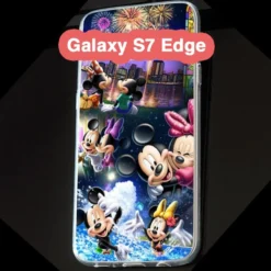 Coque Silicone Gel Mickey & Minnie Party Samsung Galaxy S7 Edge