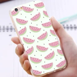 Coque Silicone Gel PASTEQUE Apple IPhone 6/6s -Mobilemania Magasin coque silicone gel pasteque apple iphone 66s 1