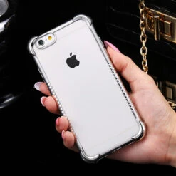 Coque Silicone Gel PLATING FRAME Apple IPhone 6/6S -Mobilemania Magasin coque silicone gel plating frame apple iphone 66s 1