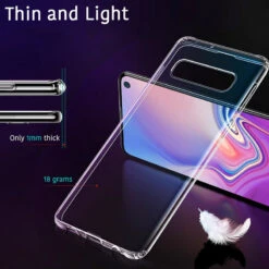 Coque Silicone Gel Ultra-fine ESR Samsung Galaxy S10 Plus Transparente -Mobilemania Magasin coque silicone gel ultra fine esr samsung galaxy s10 plus transparente 2