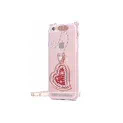 Coque Silicone Gel HEART STRASS Apple IPhone 6/6S