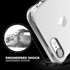 Coque Souple ITSKINS NANO GEL DUO Apple IPhone 7/8/6S/6/SE 2020 Noir-Clair -Mobilemania Magasin coque souple itskins nano gel duo apple iphone 786s6se 2020 2