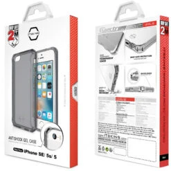 Coque Souple ITSKINS Spectrum Clear Apple IPhone 5/5S/SE -Mobilemania Magasin coque souple itskins spectrum clear apple iphone 55sse 4