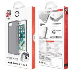 Coque Souple ITSKINS Spectrum Clear Apple IPhone 7/8/6S/6/SE 2020 -Mobilemania Magasin coque souple itskins spectrum clear apple iphone 786s6se 2020 5