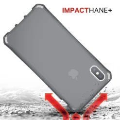 Coque Souple ITSKINS Spectrum Clear Apple IPhone X/XS -Mobilemania Magasin coque souple itskins spectrum clear apple iphone xxs 3