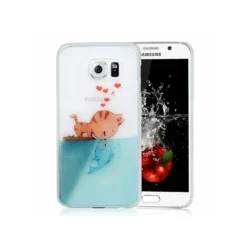 Coque You-made-me + Smile + Cat-Fish-in-Love Samsung Galaxy S6 -Mobilemania Magasin coque you made me smile cat fish in love samsung galaxy s6 3