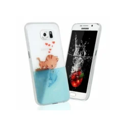 Coque You-made-me + Smile + Cat-Fish-in-Love Samsung Galaxy S6 -Mobilemania Magasin coque you made me smile cat fish in love samsung galaxy s6 5