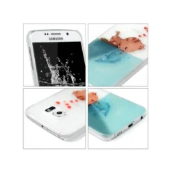 Coque You-made-me + Smile + Cat-Fish-in-Love Samsung Galaxy S6 -Mobilemania Magasin coque you made me smile cat fish in love samsung galaxy s6 7