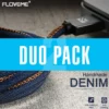 DUOPACK Câble Lightning 1mt Floveme Denim Texture -Mobilemania Magasin duopack cable lightning 1mt floveme denim texture