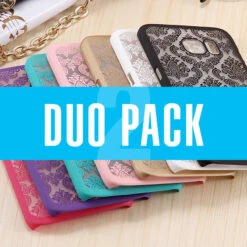 DUOPACK Coque Rigide DAMASK FLORA Samsung Galaxy S7