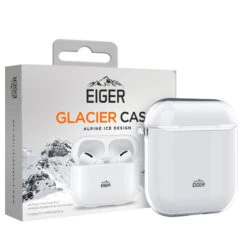 Eiger - AirPods 1 / AirPods 2 Coque GLACIER Transparente -Mobilemania Magasin eiger airpods 1 airpods 2 coque glacier transparente 2