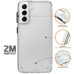 Eiger - Galaxy S21 FE 5G Coque Rigide Glacier Transparente 7 Eiger - Galaxy S21 FE 5G Coque Rigide Glacier Transparente -Mobilemania Magasin eiger galaxy s21 fe 5g coque rigide glacier transparente 1
