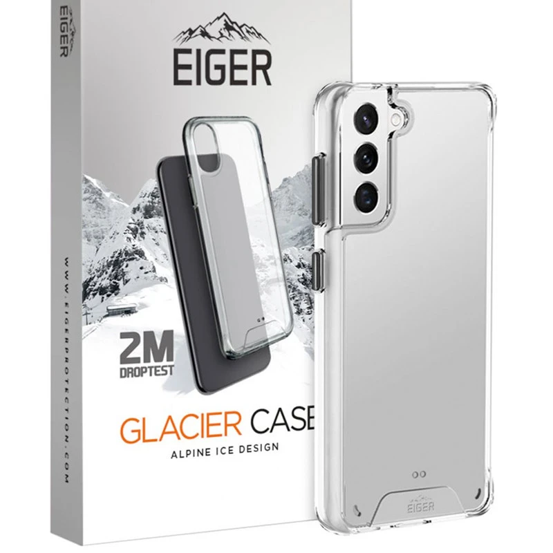 Eiger - Galaxy S21 FE 5G Coque Rigide Glacier Transparente 5 Eiger - Galaxy S21 FE 5G Coque Rigide Glacier Transparente – Image 3