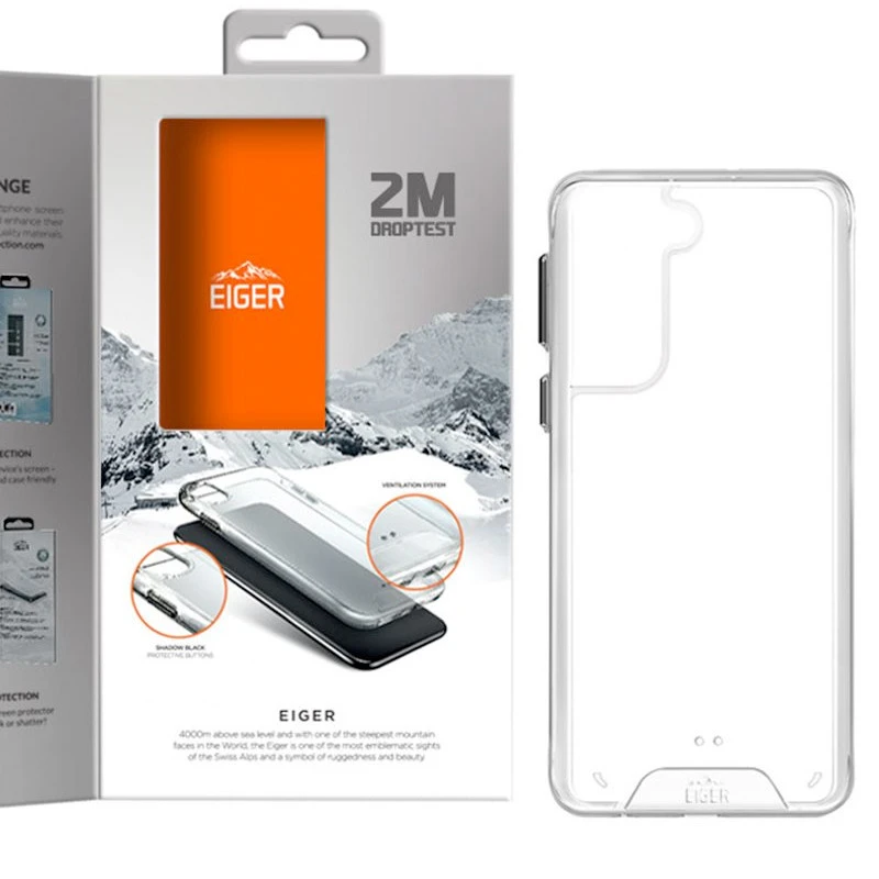 Eiger - Galaxy S21 FE 5G Coque Rigide Glacier Transparente 6 Eiger - Galaxy S21 FE 5G Coque Rigide Glacier Transparente – Image 4