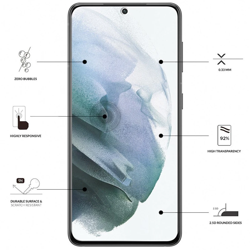 Eiger - Galaxy S21 FE 5G Protection écran 2.5D GLASS 4 Eiger - Galaxy S21 FE 5G Protection écran 2.5D GLASS – Image 2