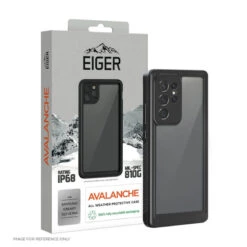 Eiger - Galaxy S22 Ultra 5G Coque AVALANCHE Noir