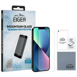 Eiger - IPhone 13 PRO MAX/iPhone 14 Plus Protection écran MOUNTAIN GLASS Clair -Mobilemania Magasin eiger iphone 13 pro max protection ecran mountain glass clair 3